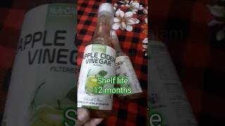 Raw Apple cider vinegar ||best option to reduce weight #health #benefits #meesho #weightlossjourney