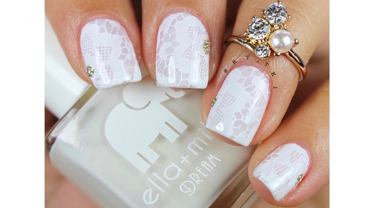 Lace Stamping Nail Art Tutorial