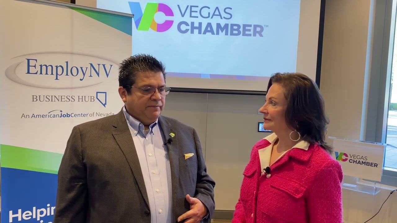 President & CEO, Mary Beth Sewald meets with Executive Director at Workforce Connections, Jaime Cruz