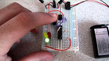 ATtiny85 driving a ULN2803A