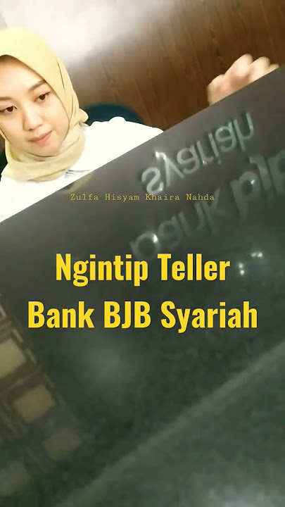 Teller Bank BJB Syariah #Shorts