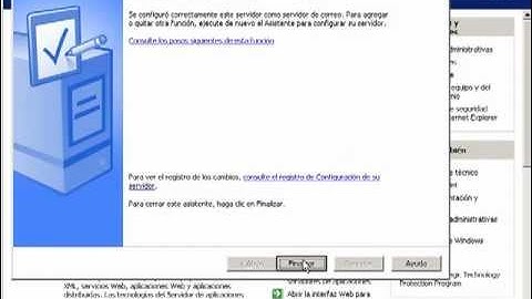 INSTALACIÓN Y CONFIGURACIÓN DE SERVICIO DE CORREO (POP3, SMTP) EN WIN SERVER 2003
