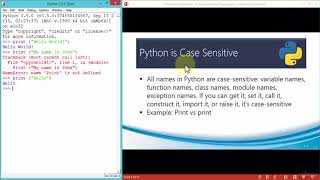 Creating Your First Program - Part 1