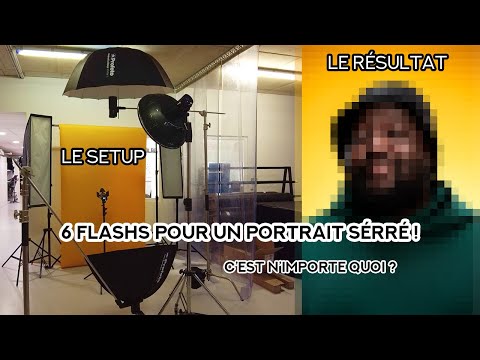 6 FLASHES for a CLOSE-UP PORTRAIT! Is it overkill?