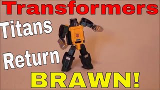 Custom Transformers Titans Return Legends Class Brawn -GotBot True Review NUMBER 270