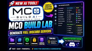  Mco Build Lab Is Here Generate Complete Discord Server Structures Instantly