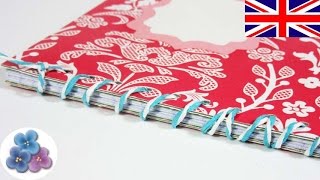 Handmade Bookbinding Tutorial Recycled Bookbinding Techniques at Home for beginners Mathie बाध्यकारी