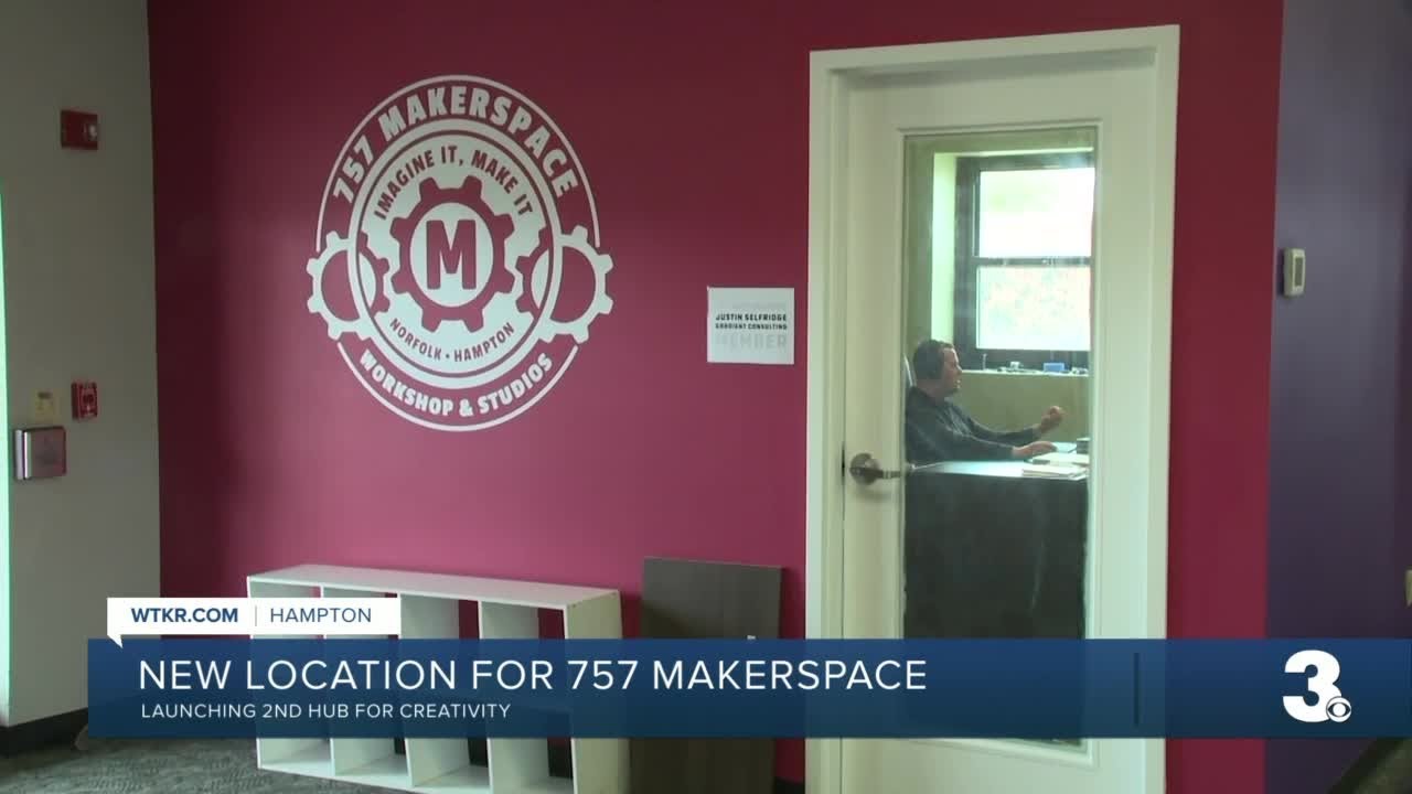 757 Makerspace opens second location - YouTube