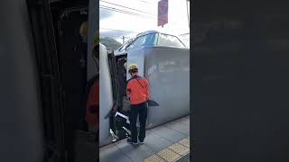特急しらさぎ5号 681系 米原駅増結(2023.12.17)