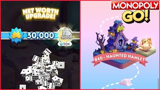 Monopoly Go: 30,000 Net Worth Upgrade Done 😍 - 840 Level City Upgrade Done 👍 #monopolygo #monopoly Net Worth