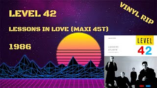 Level 42 – Lessons In Love (1986) (Maxi 45T)
