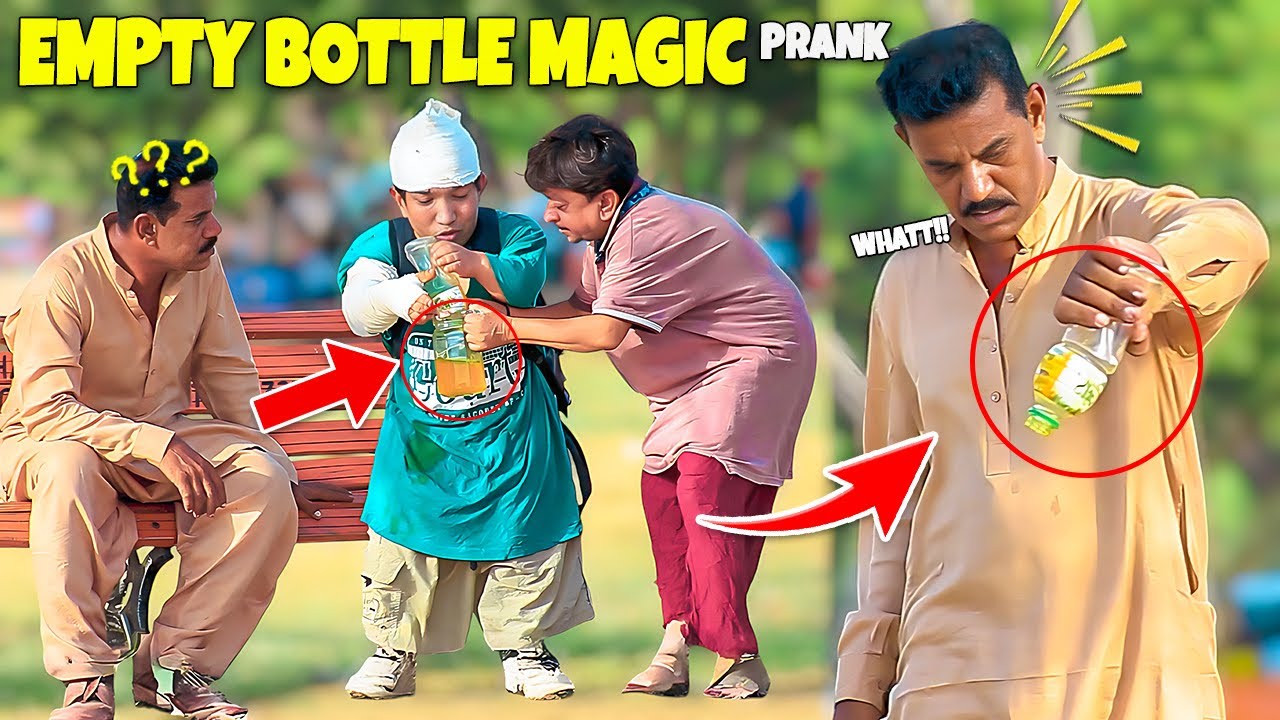 Empty Bottle Magic Prank - Amazing Reactions | 