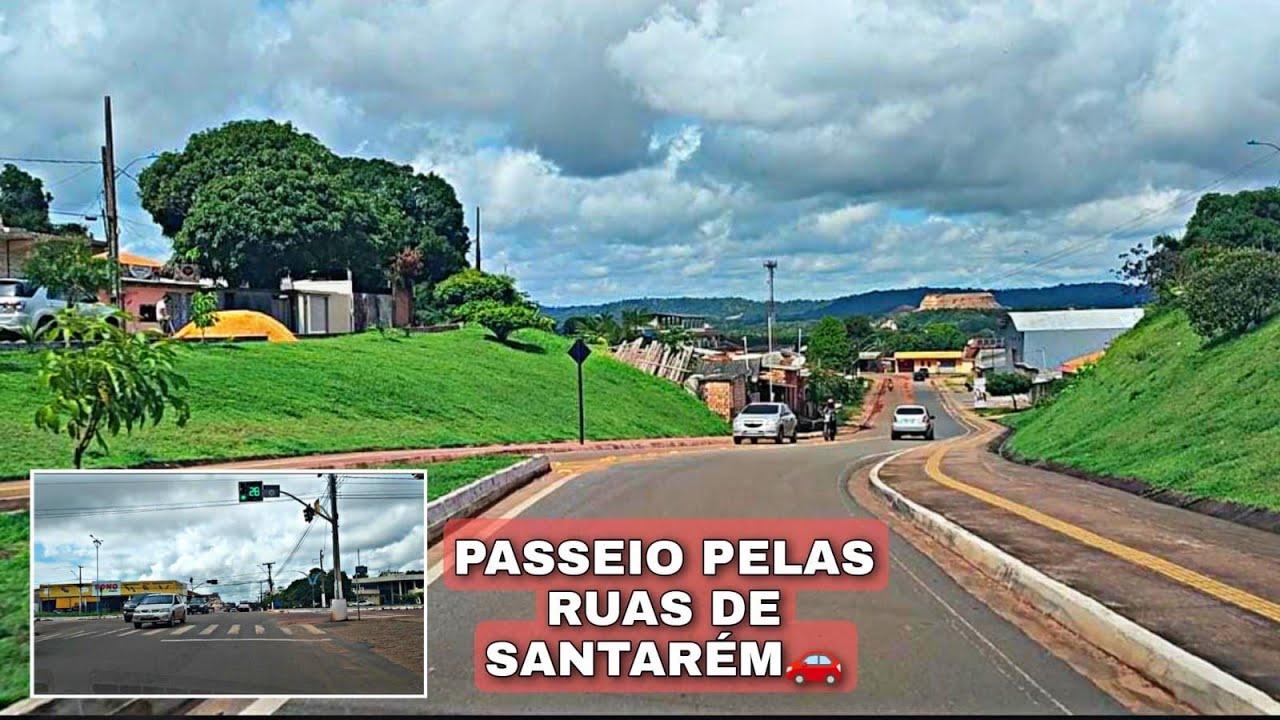 UM PASSEIO EM ALGUMAS RUAS DE SANTARÉM PASSANDO PELA AVENIDA ANÍSIO CHAVES!