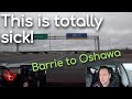 Tesla Model 3 Navigate on Autopilot Barrie to Oshawa