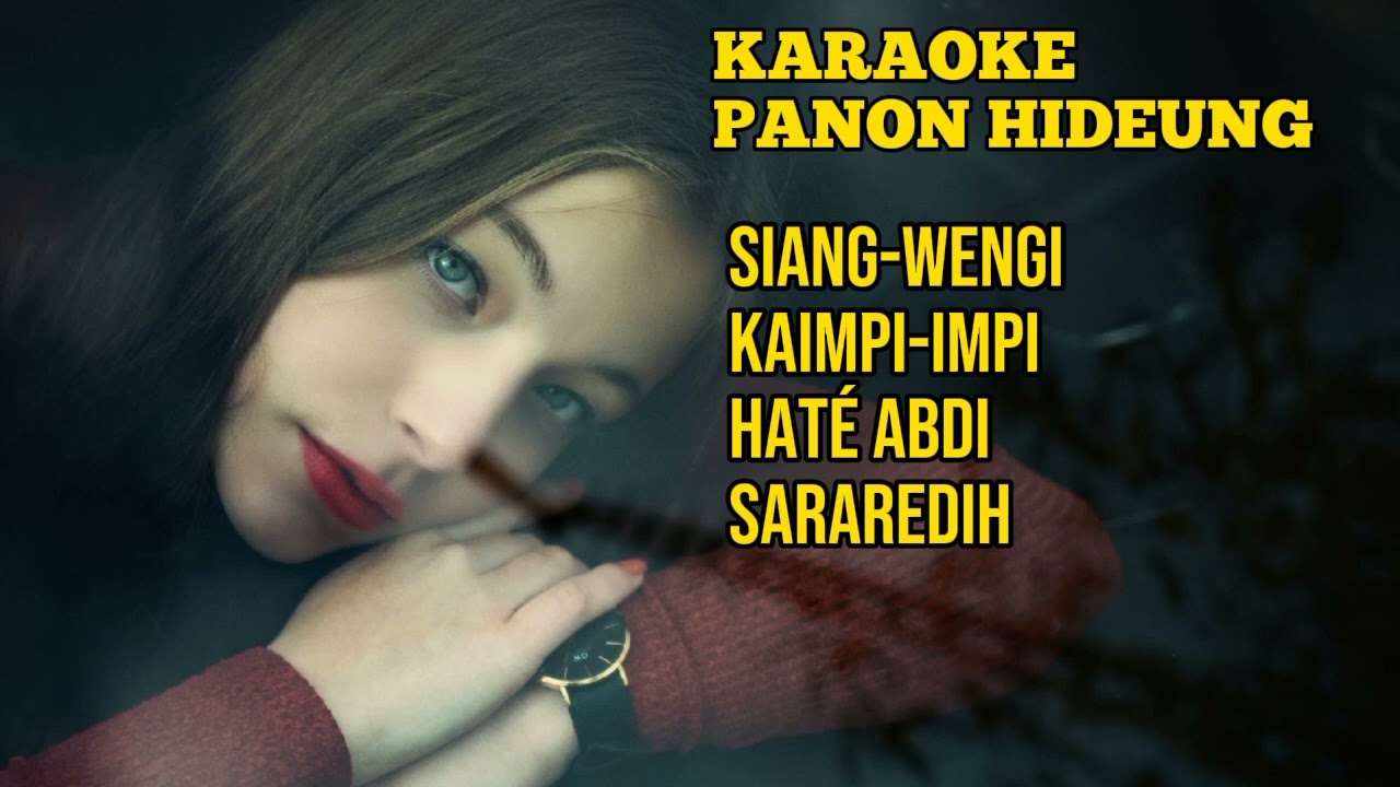 69.Karaoke Panon Hideung Versi Jazz Ciptaan Sambas @Karaoke Arransemen