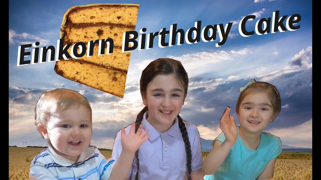 Einkorn Birthday Cake-Celebrating Grace's 7th Birthday--In the Kitchen with Kaitlyn