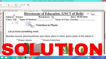 Class 7 Science 9/09/21 Worksheet 16 science English Medium thursday 9 September Class 7 Worksheet16