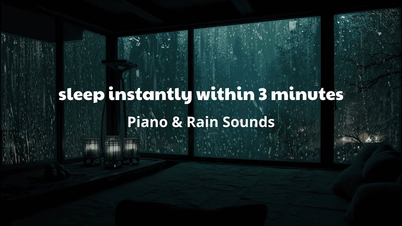 Без рекламы | Фоновая фортепианная музыка тропического леса в темной комнате