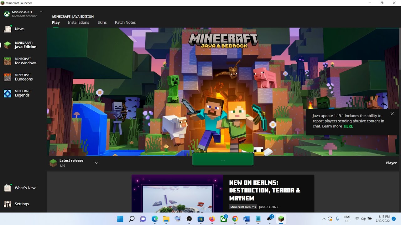 Minecraft.net doesn't work and I just want to change my Mojang account for  a Microsoft account! [Launcher] : r/MinecraftHelp