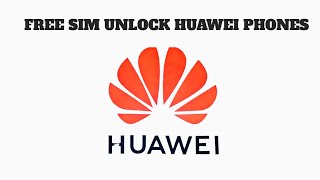 SIM Network Unlock Pin Huawei Phone