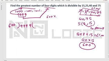 Find the greatest number of four digits which is divisible by 15,25,40 and 75