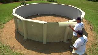 CaliMar Round Above Ground Pool Installation