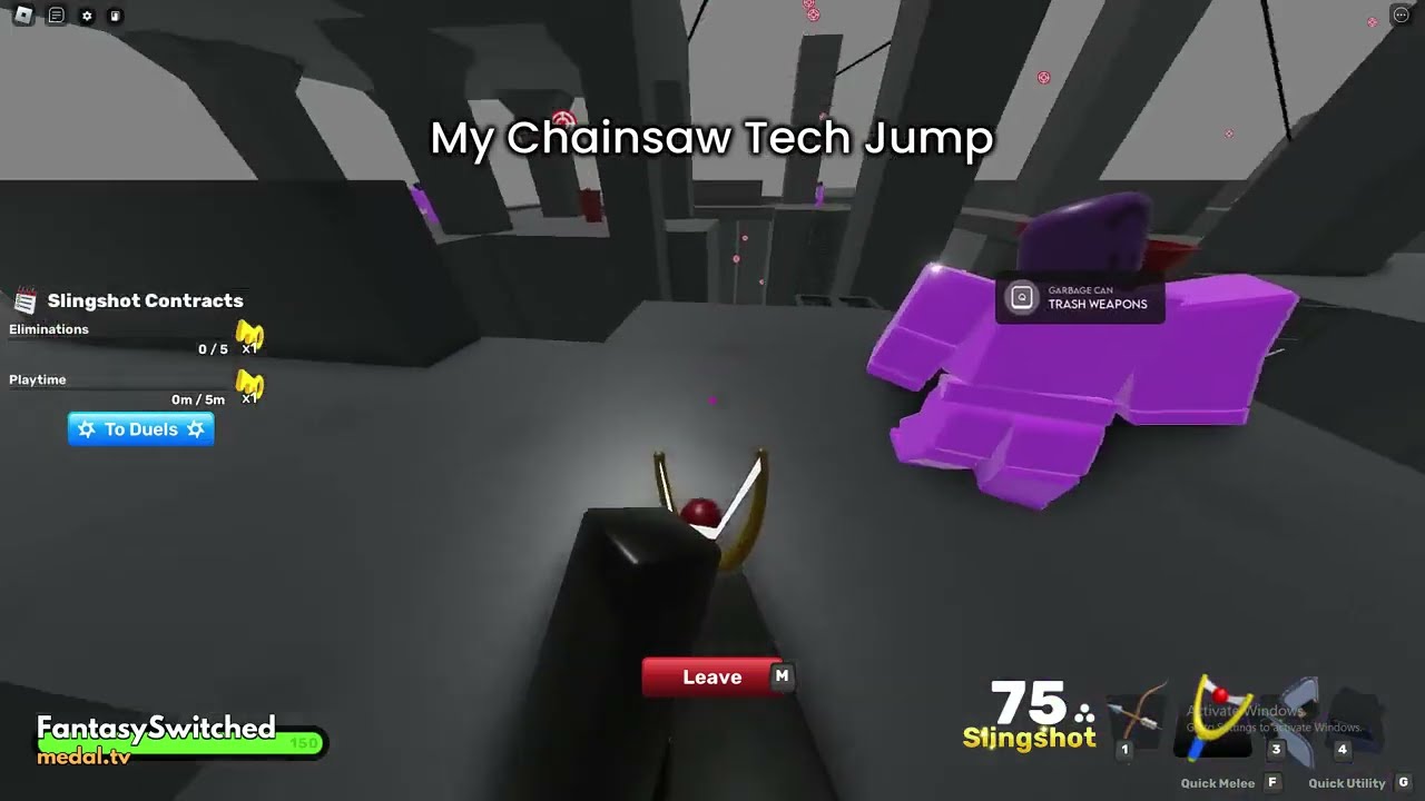 New Chainsaw Tech (Roblox RIVALS)