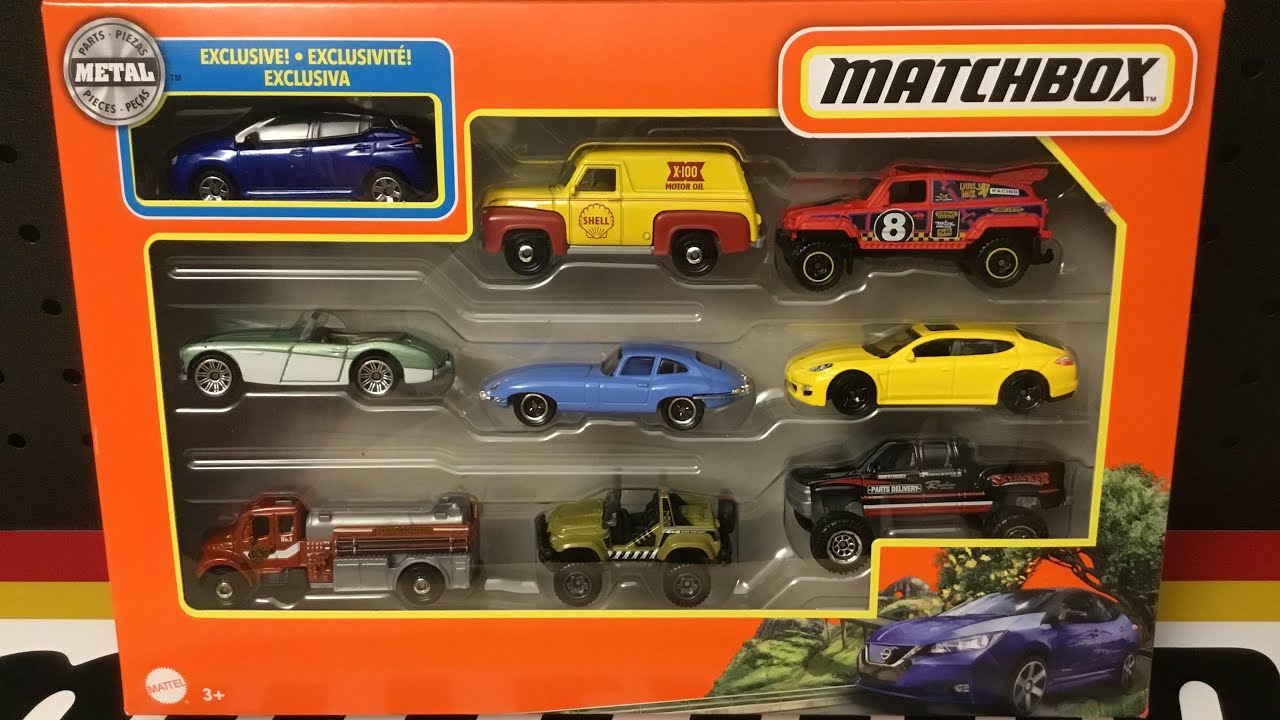 Matchbox 2022 9 Pack Exclusive Nissan Leaf - YouTube