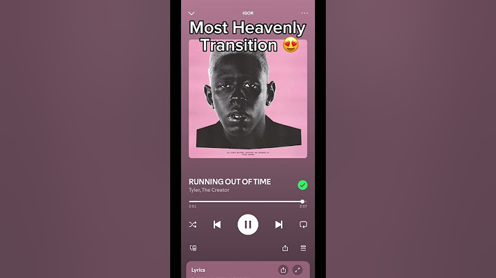 Unbelievable Spotify Transition!!!