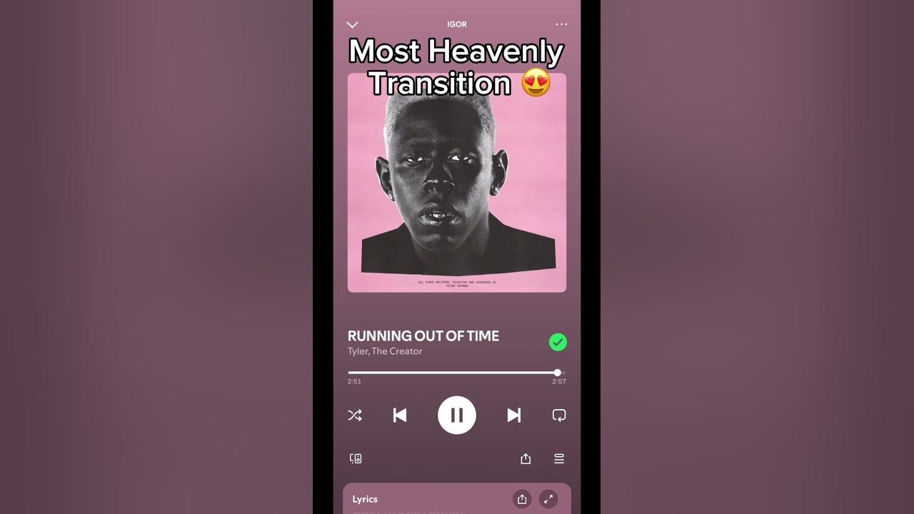 Unbelievable Spotify Transition!!!