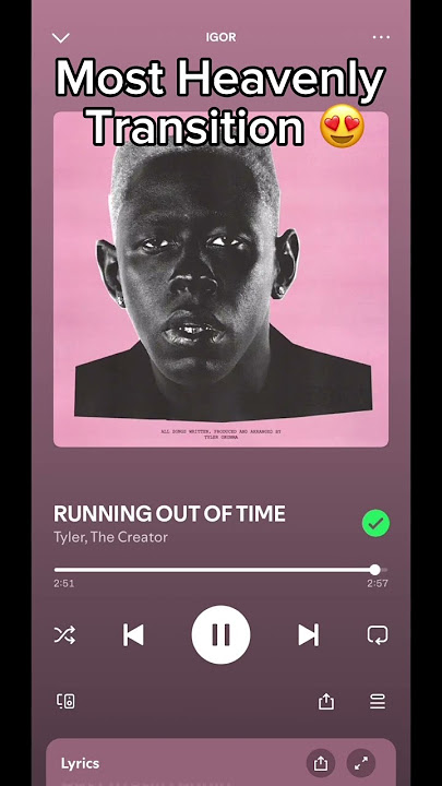 Unbelievable Spotify Transition!!!
