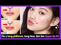 Just 4 exercises!! Fix a long philtrum. Get the Upper lip lift, make your face look cute & brighter.