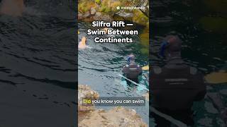 Did You Know You Can Swim Between Two Continents? 🌊#DidYouKnow#Silfra#Iceland#SwimBetweenContinents