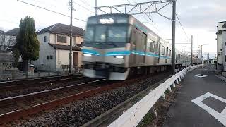 N3000形　大山寺駅発車（大山寺カーブで撮影)