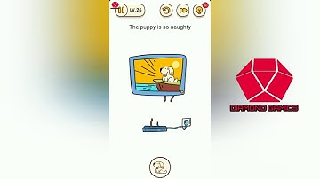BrainFind Level 26 the puppy is so naughty