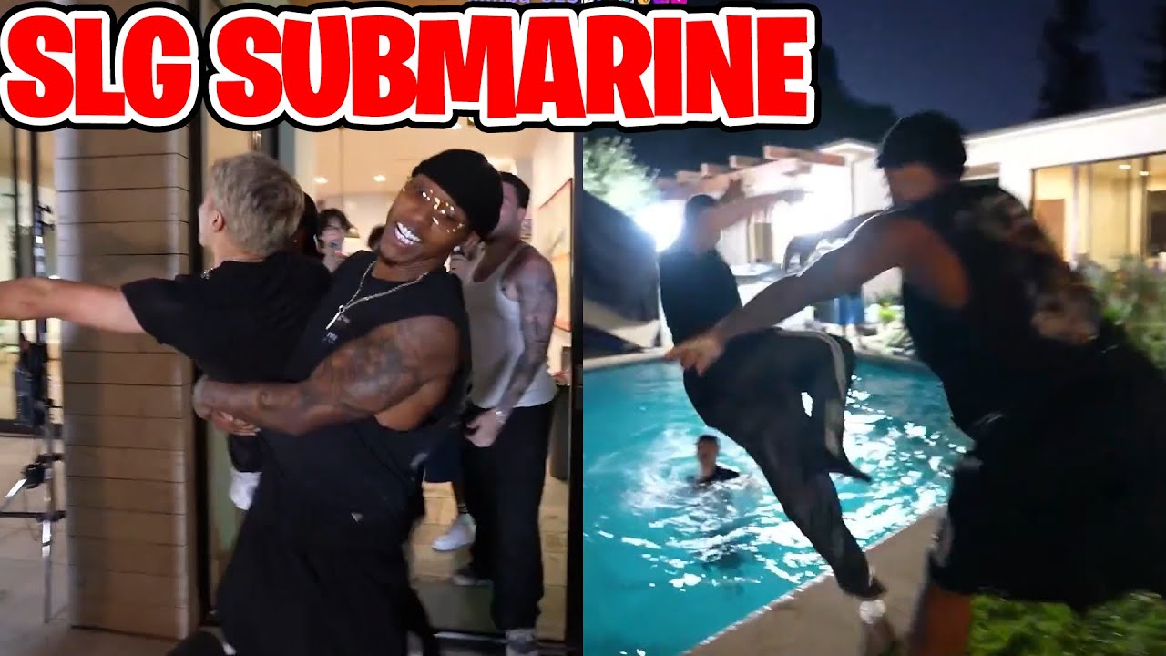 Силки бросает Лейси СтейблРоналду и Джейсона Теуэна в бассейн в первый день Субатона