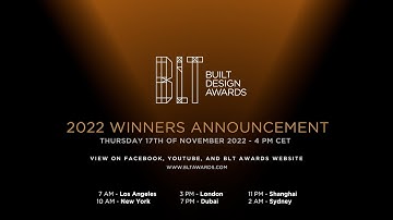𝐁𝐋𝐓 𝐁𝐮𝐢𝐥𝐭 𝐃𝐞𝐬𝐢𝐠𝐧 𝐀𝐰𝐚𝐫𝐝𝐬 𝟐𝟎𝟐𝟐 ceremony