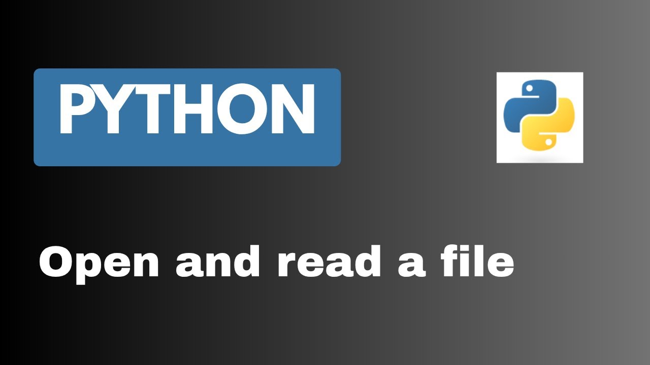 Open and read text files in python