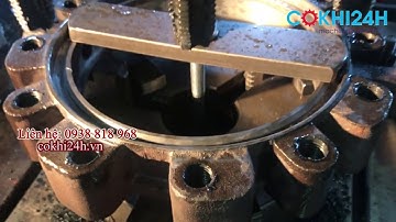 Máy ta rô mặt bích 12 mũi M20(máy ta rô nhiều mũi)