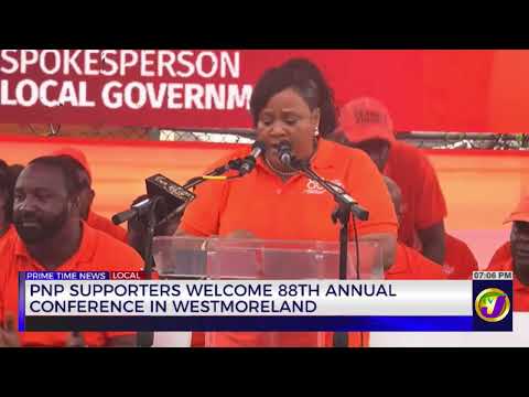 PNP Supporters Welcome 88th Annual Conference In Westmoreland | TVJ News
