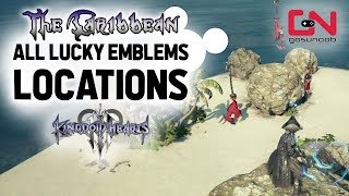 Kingdom Hearts 3 - The Caribbean - All Lucky Emblems Locations