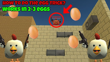 HOW TO DO THE EGG TRICK IN FORTS MAP CHICKEN GUN?! | JUNE 2025 | ARO