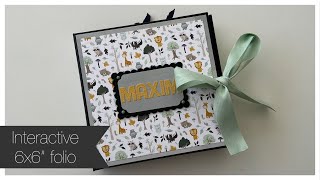 Interactive Folio Style 3 in 6x6 Project share - echo park its a boy mega pad