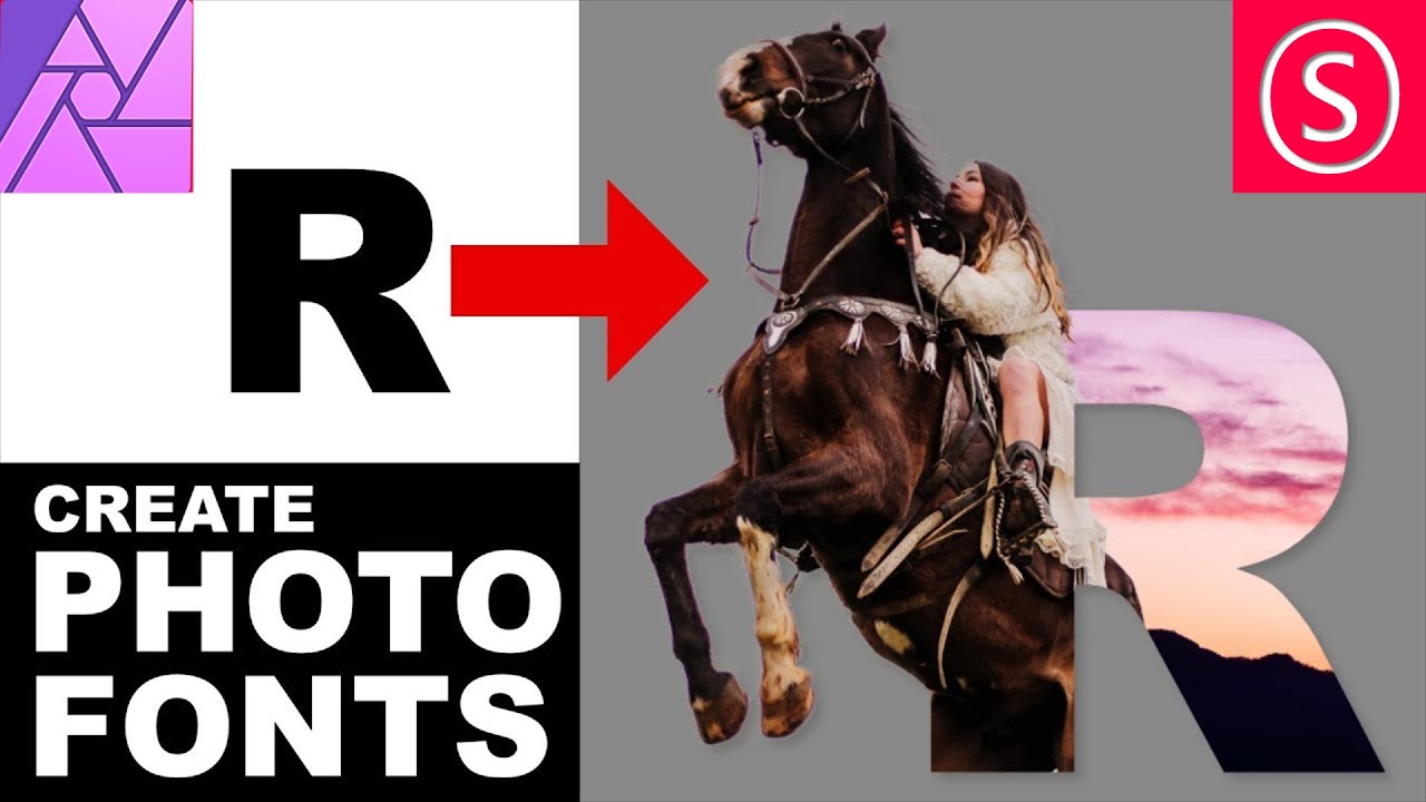 Affinity Photo – Photo Letter Font Tutorial