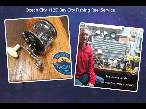 bay city fishing reel Ocean City Bay City 112D Saltwater Fishing Reel How To Service this vintage  USA made fishing reel