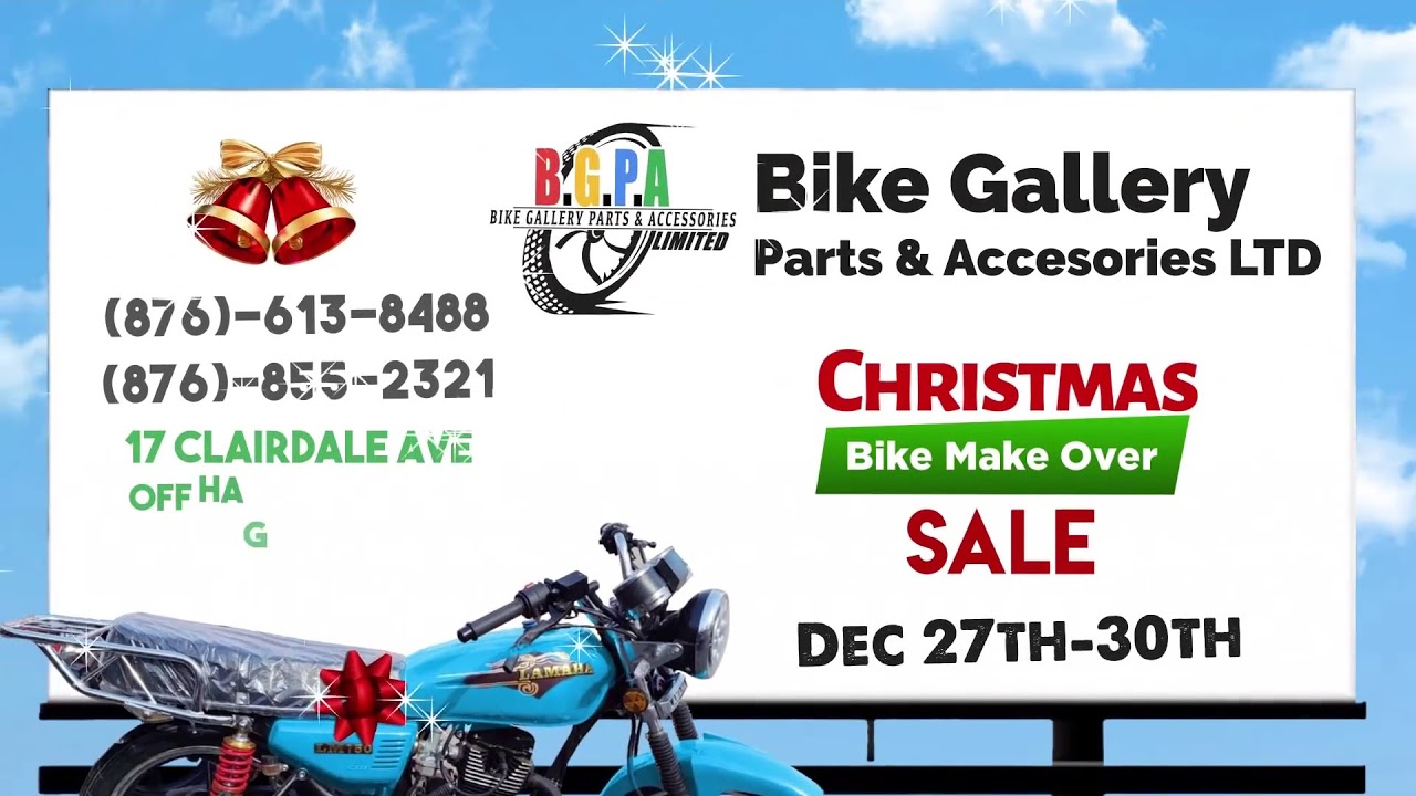 "GRAND CHRISTMAS Motor Bike SALE" Starting December 27 at Bike Gallery Parts & Accessories Ltd
