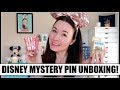 DISNEY MYSTERY PIN UNBOXING! incl. Hong Kong pins! | January 2018