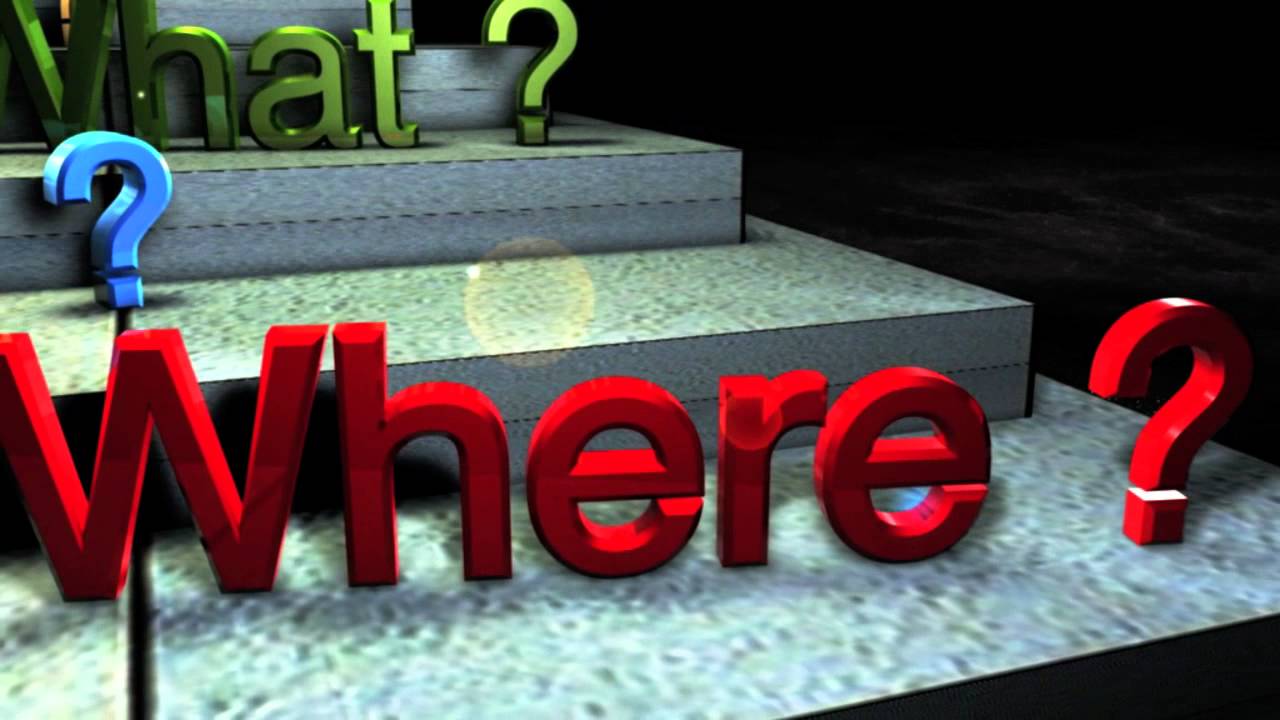 Who What When Where Intro - Cinema 4D - YouTube
