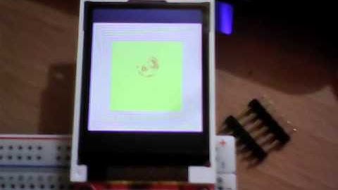 1.8" TFT LCD First Test with Femtoduino