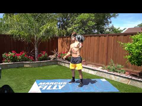 Alternating Dumbbell Hang Power Snatch